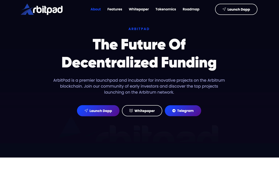 , Arbitpad: A Multi-Asset IDO Launchpad With Unique Features Set To Launch On Arbitrum Network