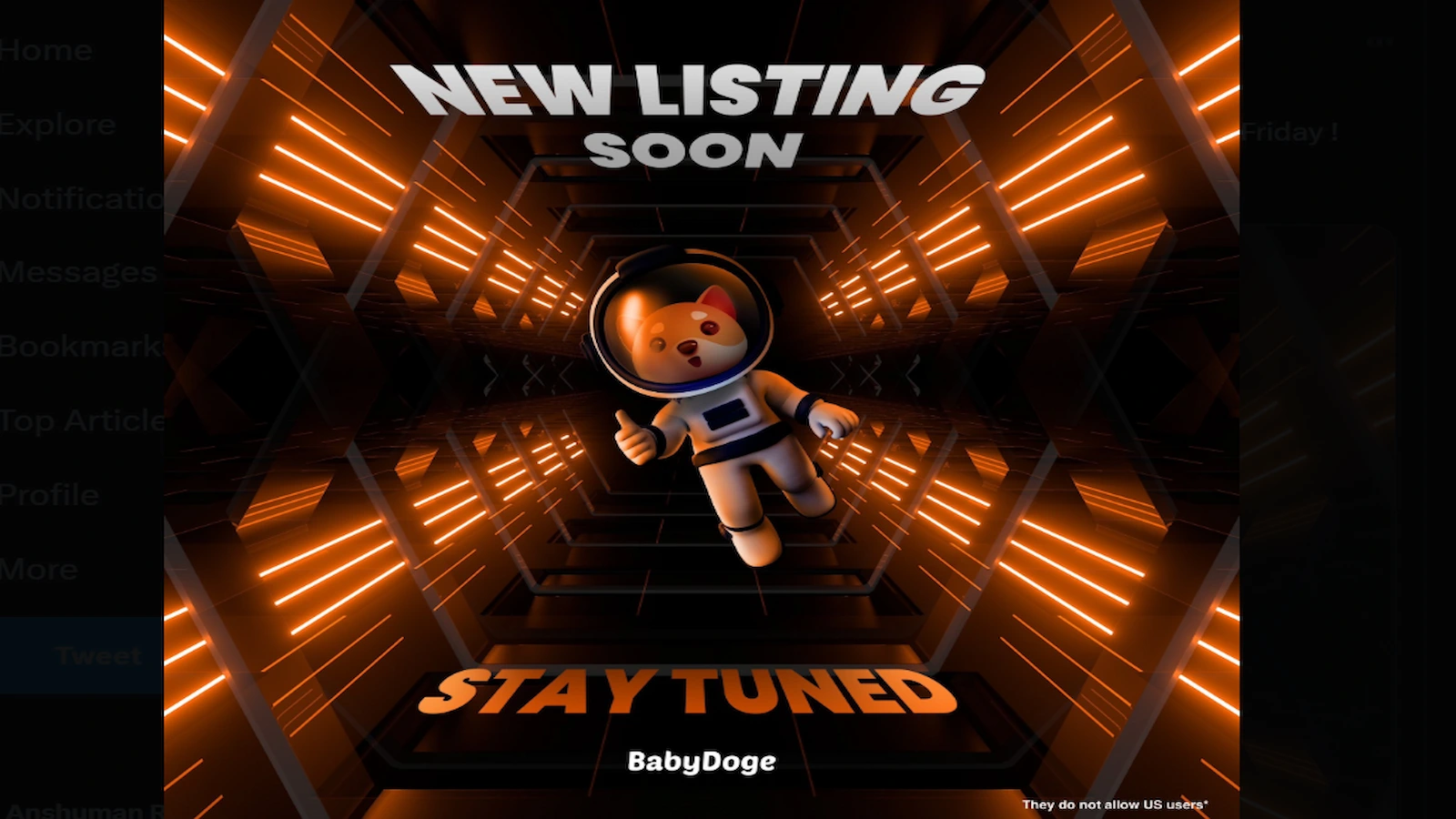 Baby Doge Coin will announce the name of the exchange soon. 