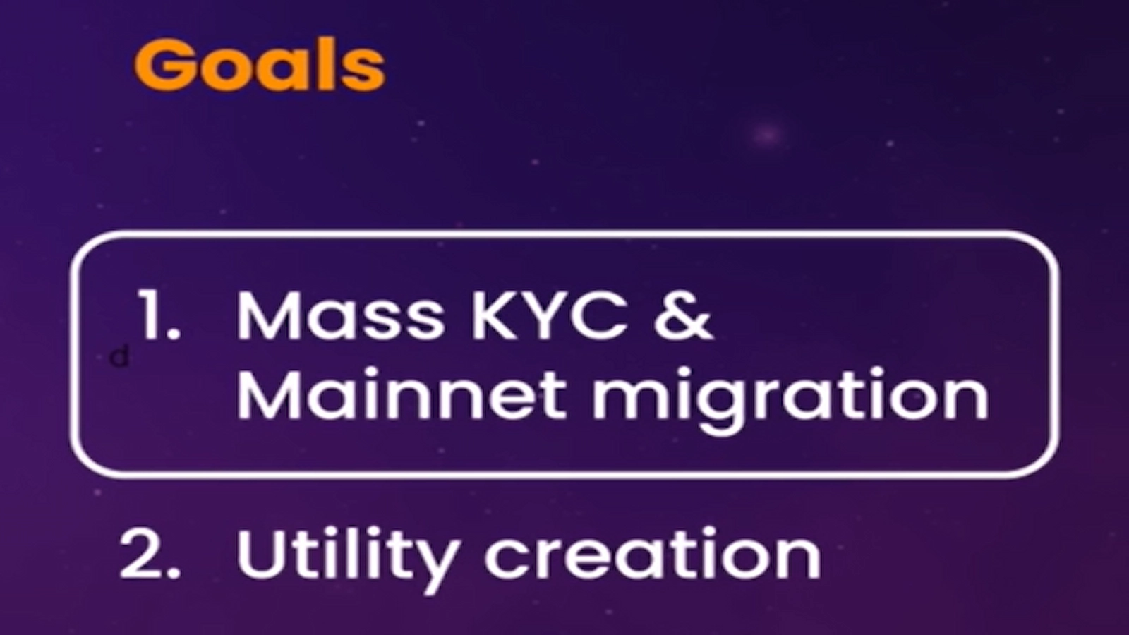 Kokkalis outlined the goals remaining for the Pi Network open mainnet launch.