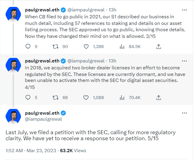 Coinbase has allegedly tried hard to cooperate with the SEC regarding crypto regulations. Why is the SEC not suing Binance?