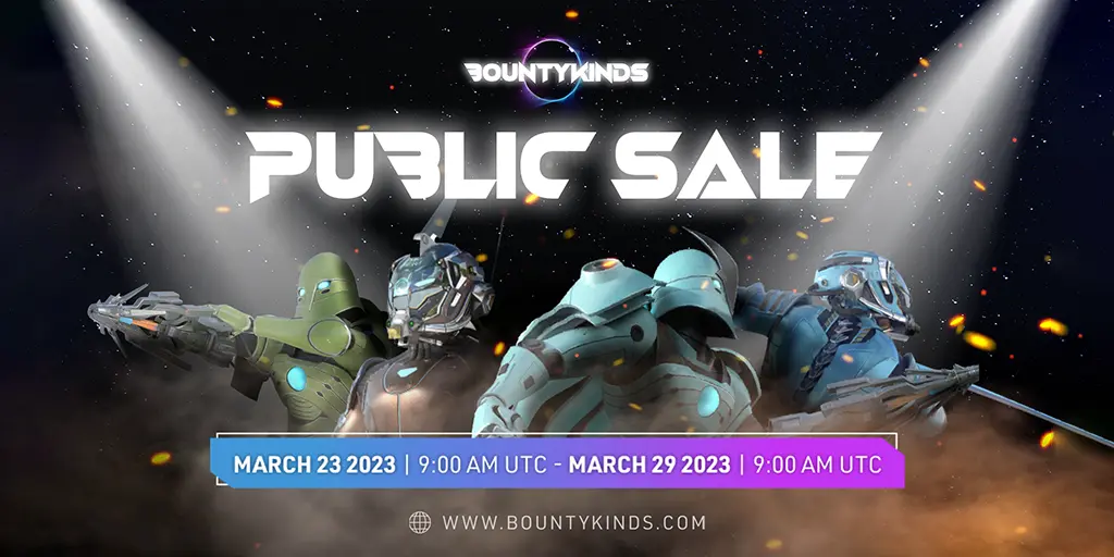 Blockchain Gaming Project BOUNTYKINDS starts 2nd Public Sale in line with Alpha Test Launch on the Mainnet 