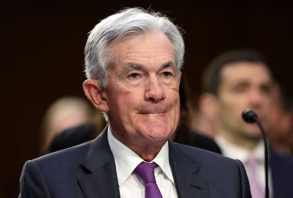 Washington, DC - MARCH 01,2023: Federal Reserve Chair Jerome Powell Testifies Before The Senate Banking Committee.