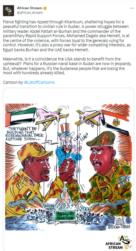 The entire crisis in Sudan evolves around two rival groups: the Sudanese army and a paramilitary group known as Rapid Support Forces or SPF.