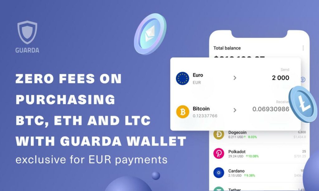 , Guarda Wallet and Simplex Launch Zero-Fee Crypto Purchases Promo in Europe
