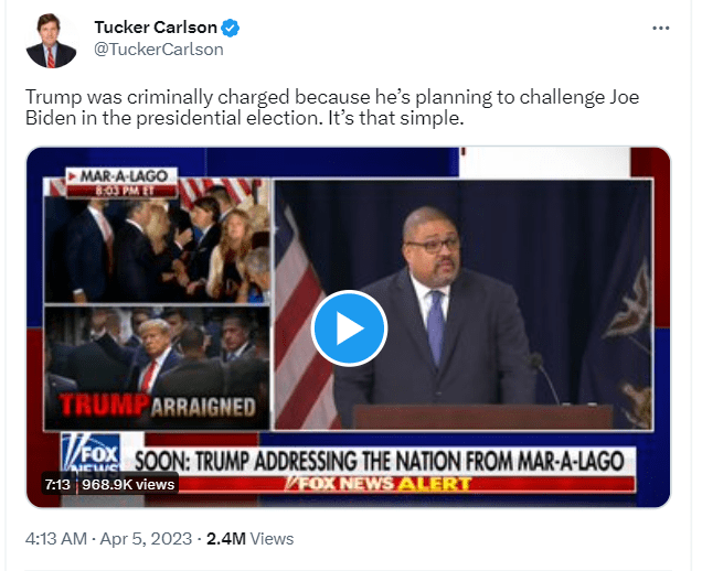 Trump has already announced that he plans to run for President again in 2024 