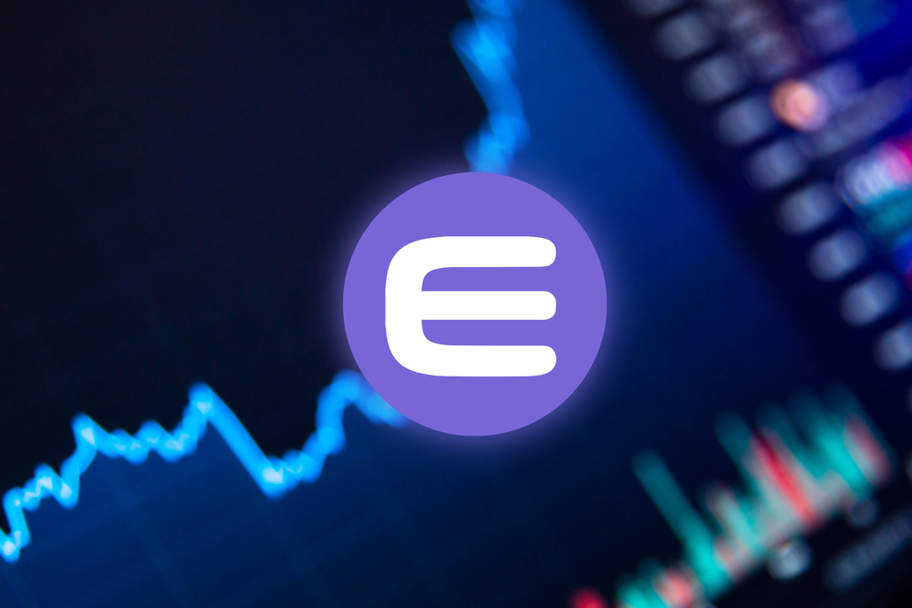 Enjin Coin Cryptocurrency. ENJ coin growth chart on the exchange, chart