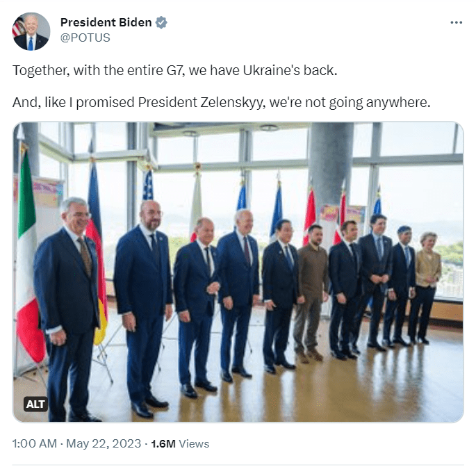 US President Joe Biden announced a fresh military aid package to Ukraine as Russia claims victory in Bakhmut