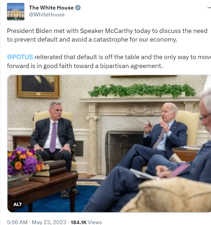 President Joe Biden and House Speaker Kevin McCarthy Held Talks on US Debt Ceiling Crisis to Avert Default and Economic Catastrophe
