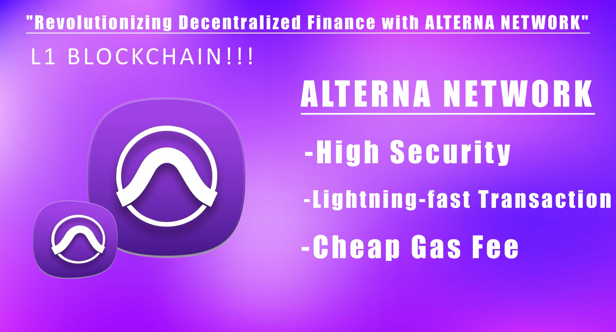 , Alterna Network: Empowering Innovation in a Secure and Efficient Blockchain Platform