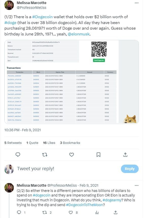 Elon Musk's attorney Adam Gabor Mehes has asked to withdraw himself from the $258 billion Dogecoin (DOGE) market manipulation case.