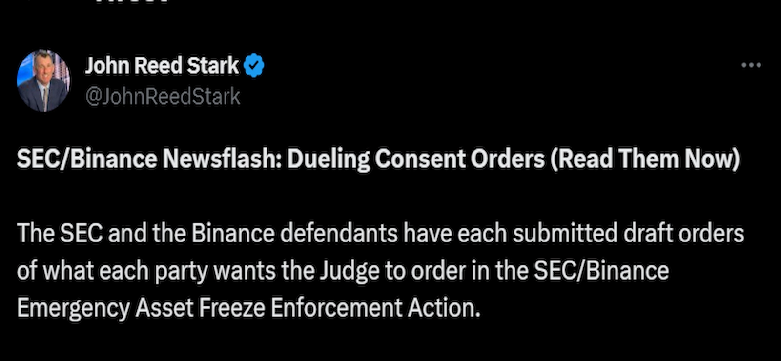 SEC and Binance.US submitted conflicting consent orders