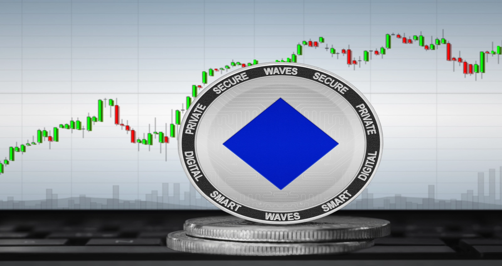 The WAVES token price nearly doubled in just a day.