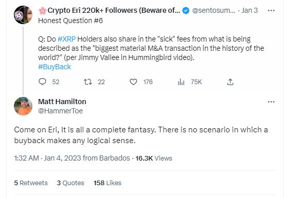 xrp fair value, XRP Fair Value at $12-22K, Government Buyback and Other Valhil Capital Fantasies