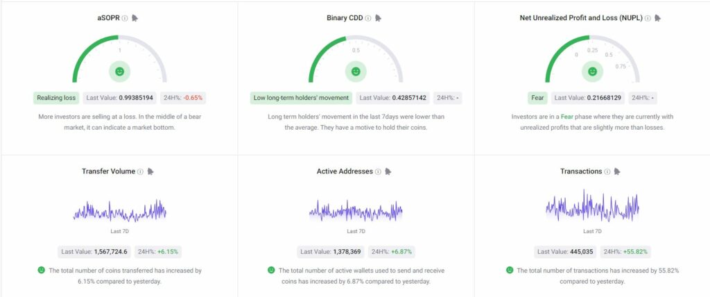 Bitcoin bullish on-chain indicators. Source: TradingVIew.com 