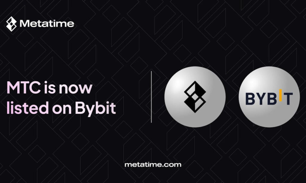, Metatime’s Native Token Metatime Coin Now Available To Trade On Bybit