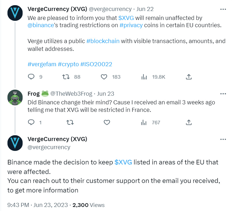 The price of Verge (XVG), an altcoin launched in 2014, has rallied over 50% in the past 24 hours after an impressive 500% weekly rally 