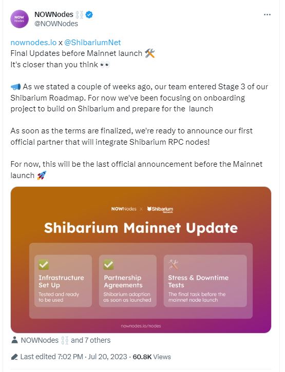 Shibarium Beta Bridge, Shibarium Blockchain&#8217;s Ethereum Bridge Goes Live &#8211; SHIB jumps 7%