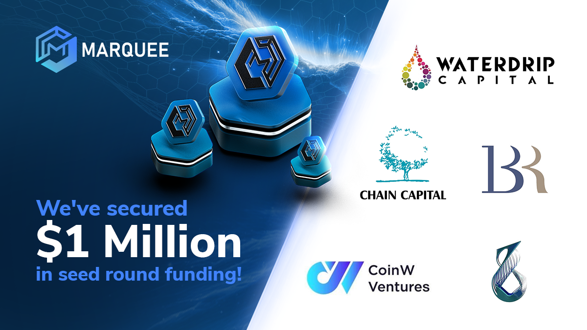 , Marquee, Has Completed a $1 Million Seed Round Funding, with Joint Investments from Japanese Crypto Research Institution CGV and Others