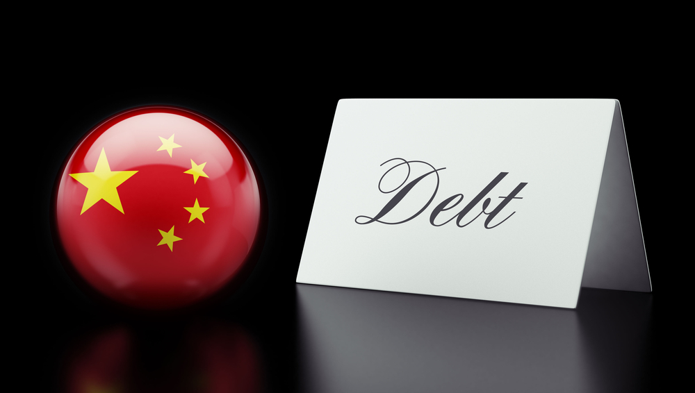 China High Resolution Debt Concept