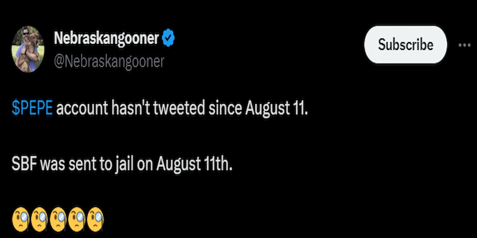 Several users claimed that SBF might be linked with the Pepe coin project.