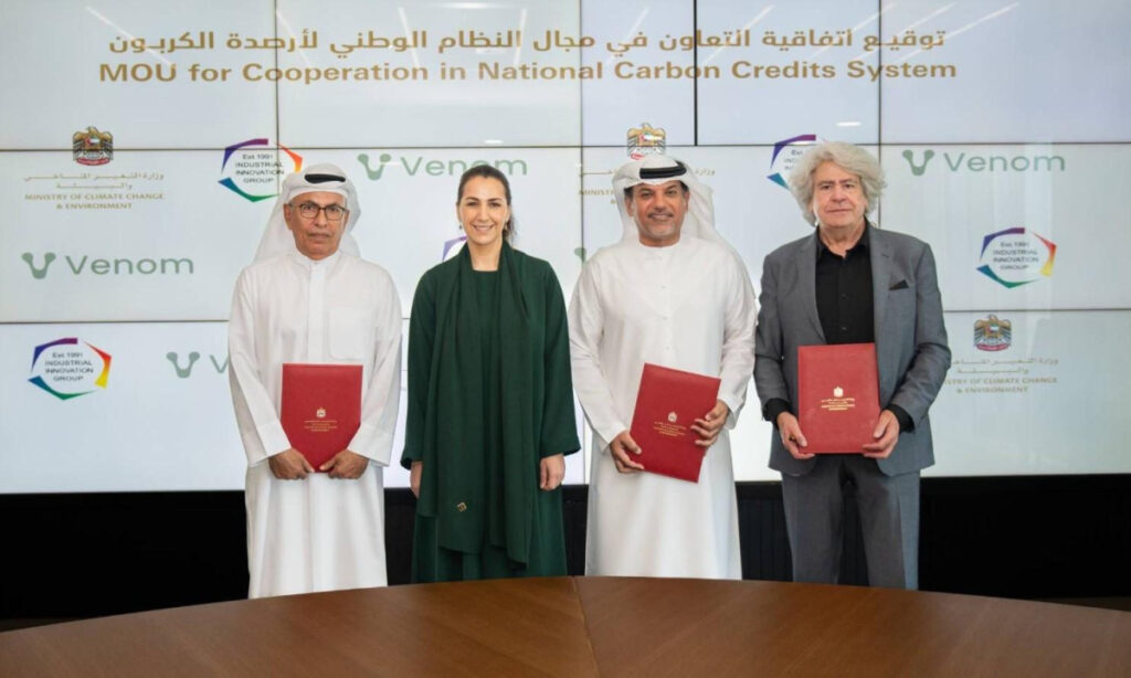, Venom Foundation Partners with the UAE Government to Launch National Carbon Credit System