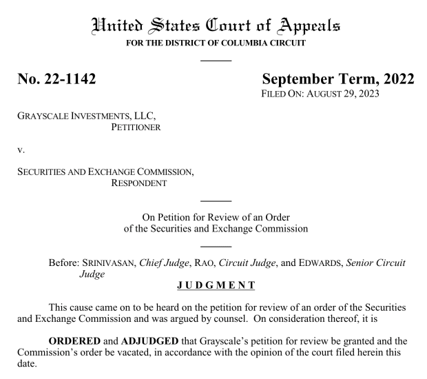 Grayscale Bitcoin ETF approval
