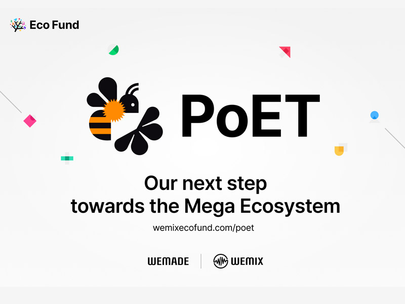 , Wemade launches first-of-its-kind &#8216;PoET&#8217; block reward program