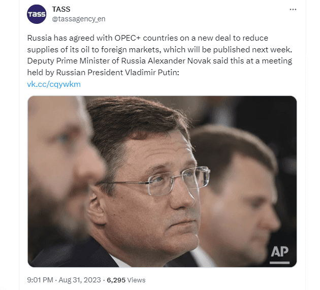 Bitcoin (BTC) & Wider Crypto Market To Be Impacted As Oil Prices Set To Rise OPEC+, led by Saudi Arabia, wants to further cut oil supplies.