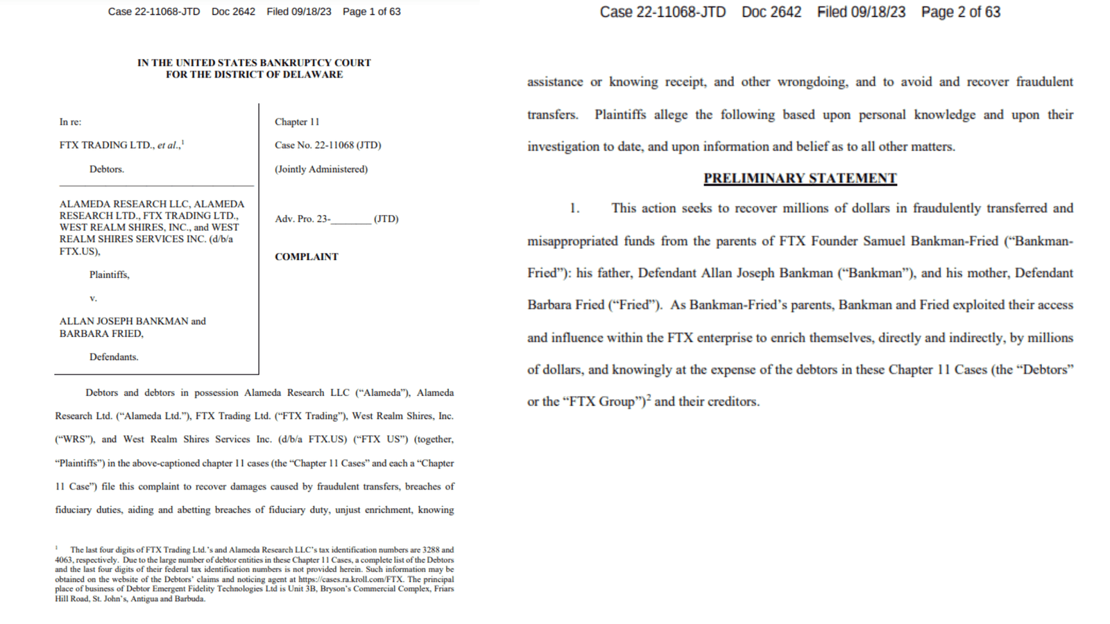 Stanford University agrees to return over $5.5 million in donations funneled from crypto exchange FTX by Sam Bankman-Fried's father