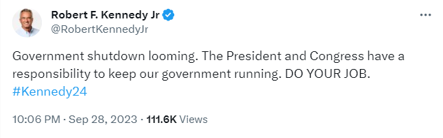 The price of Bitcoin (BTC) could see a potential rally. The US Government is headed for an economic shutdown. Republicans are divided over the issue. Kevin McCarthy is facing opposition from his party. 