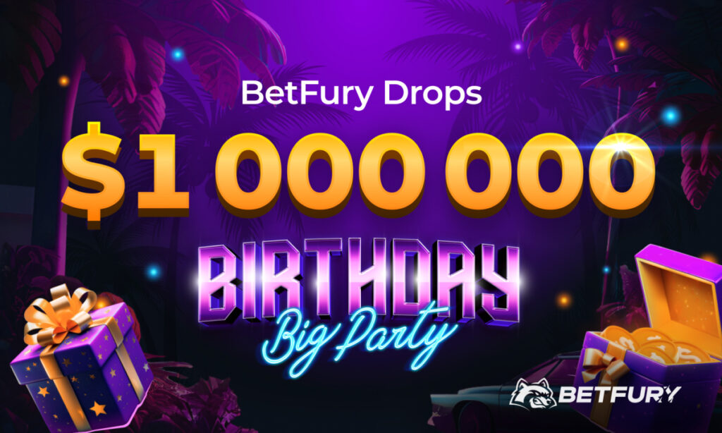 , BetFury drops $1,000,000 for its 4th Anniversary celebration