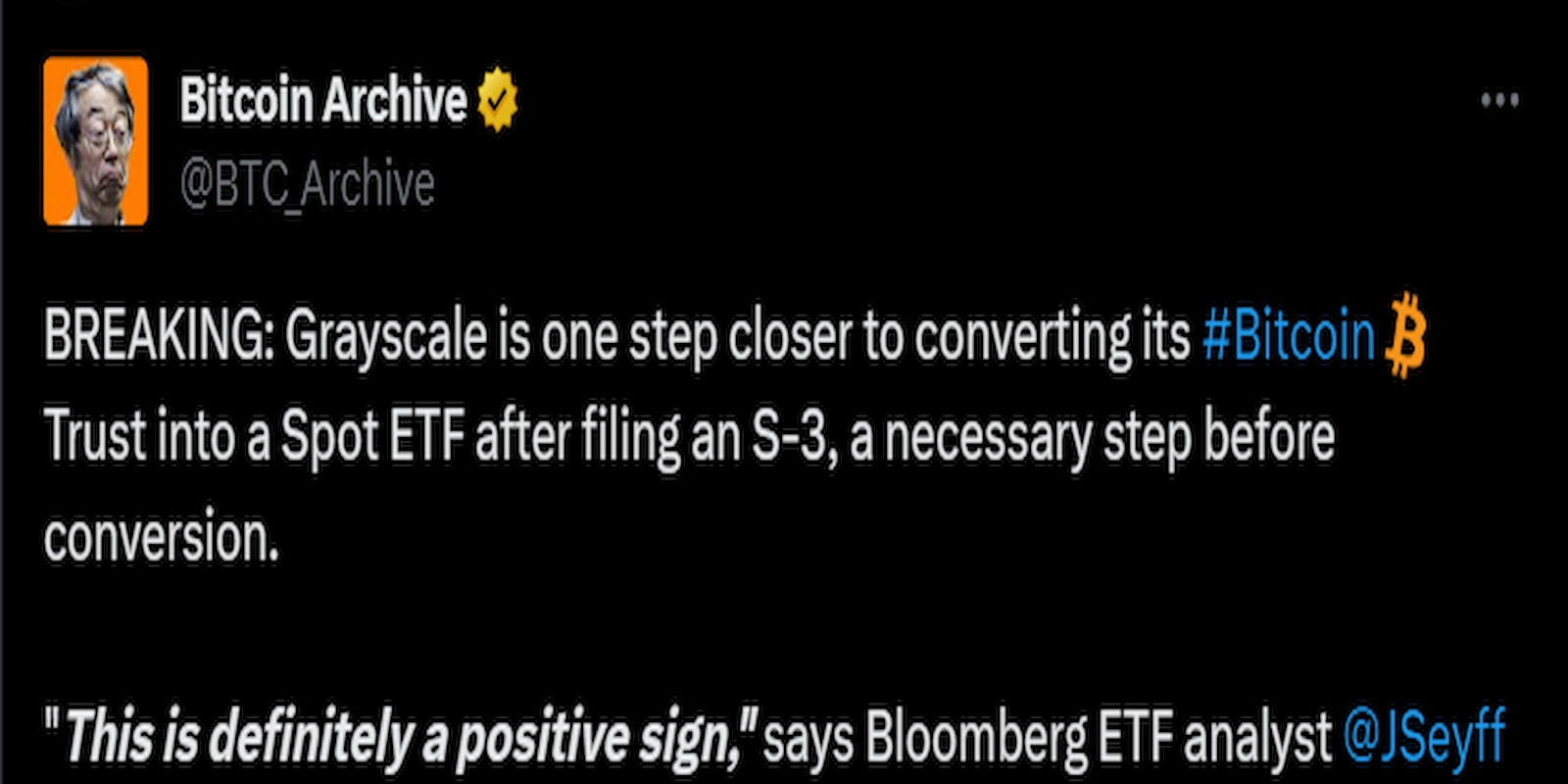 Speculations of a BTC spot ETF approval are running wild.