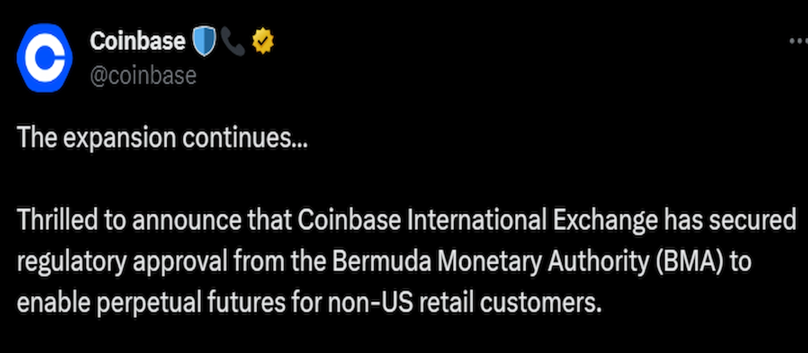 Coinbase has been expanding its global presence.