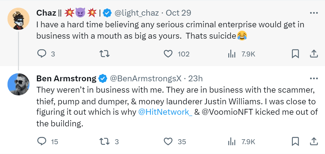 Did Justin Williams launder money? 