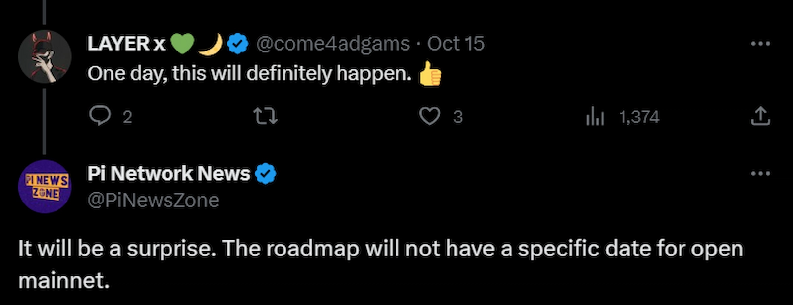 Pi Network would surprise users