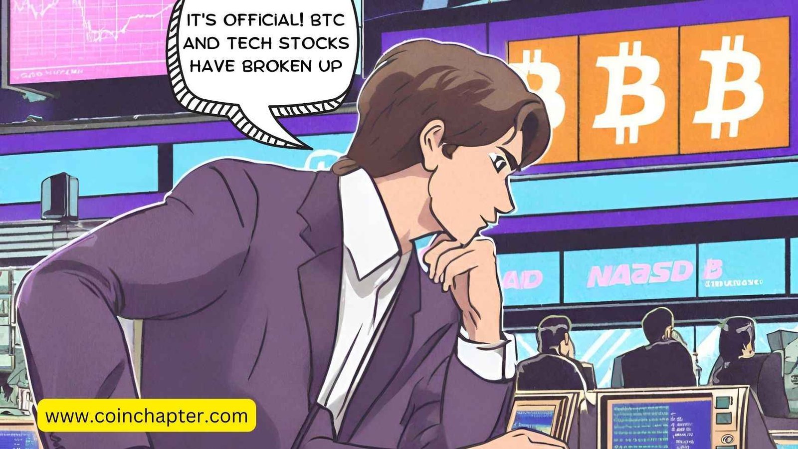 Bitcoin and Tech Stocks: From Power Couple to Awkward Acquaintances