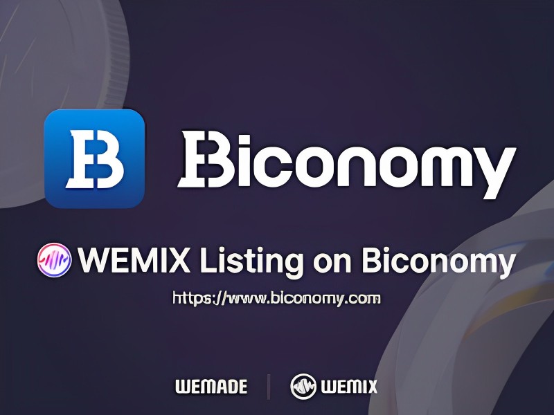 , WEMIX announces listing on Canadian virtual asset exchange Biconomy