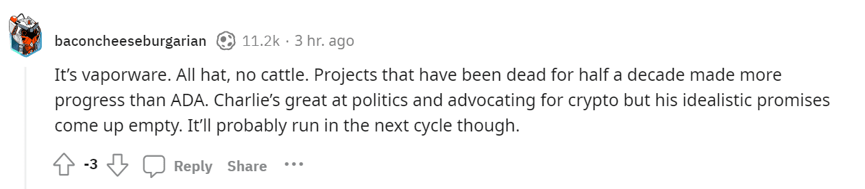 After the recent Cardano (ADA) price rally, some investors believe it can reach $500 as Cardano battles serious criticism