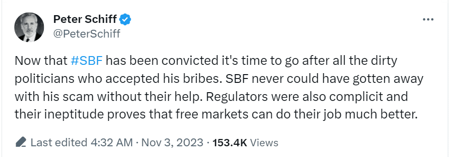 Sam Bankman-Fried donated millions to politicians including US President Joe Biden. Should they return the funds SBF stole from FTX customers?