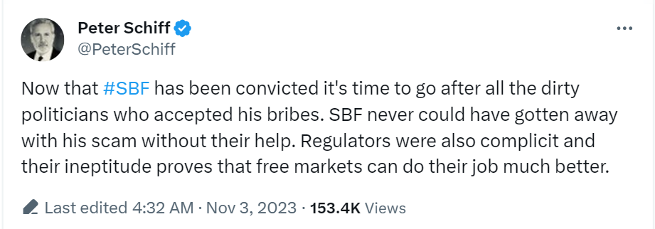 Sam Bankman-Fried donated millions to politicians including US President Joe Biden. Should they return the funds SBF stole from FTX customers?
