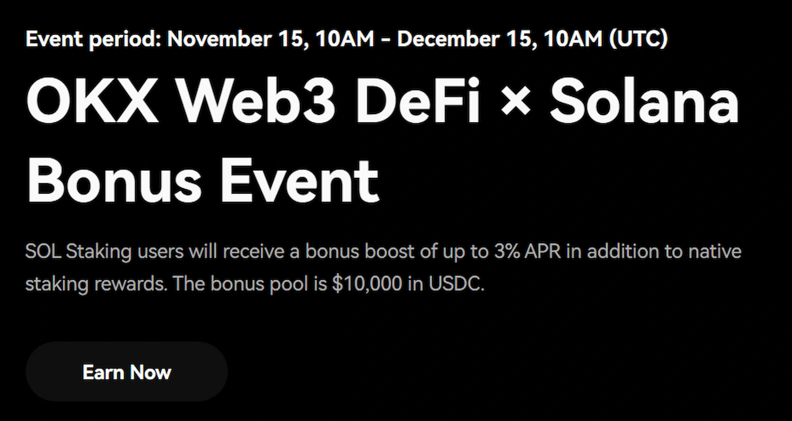 OKX launched a SOL staking event