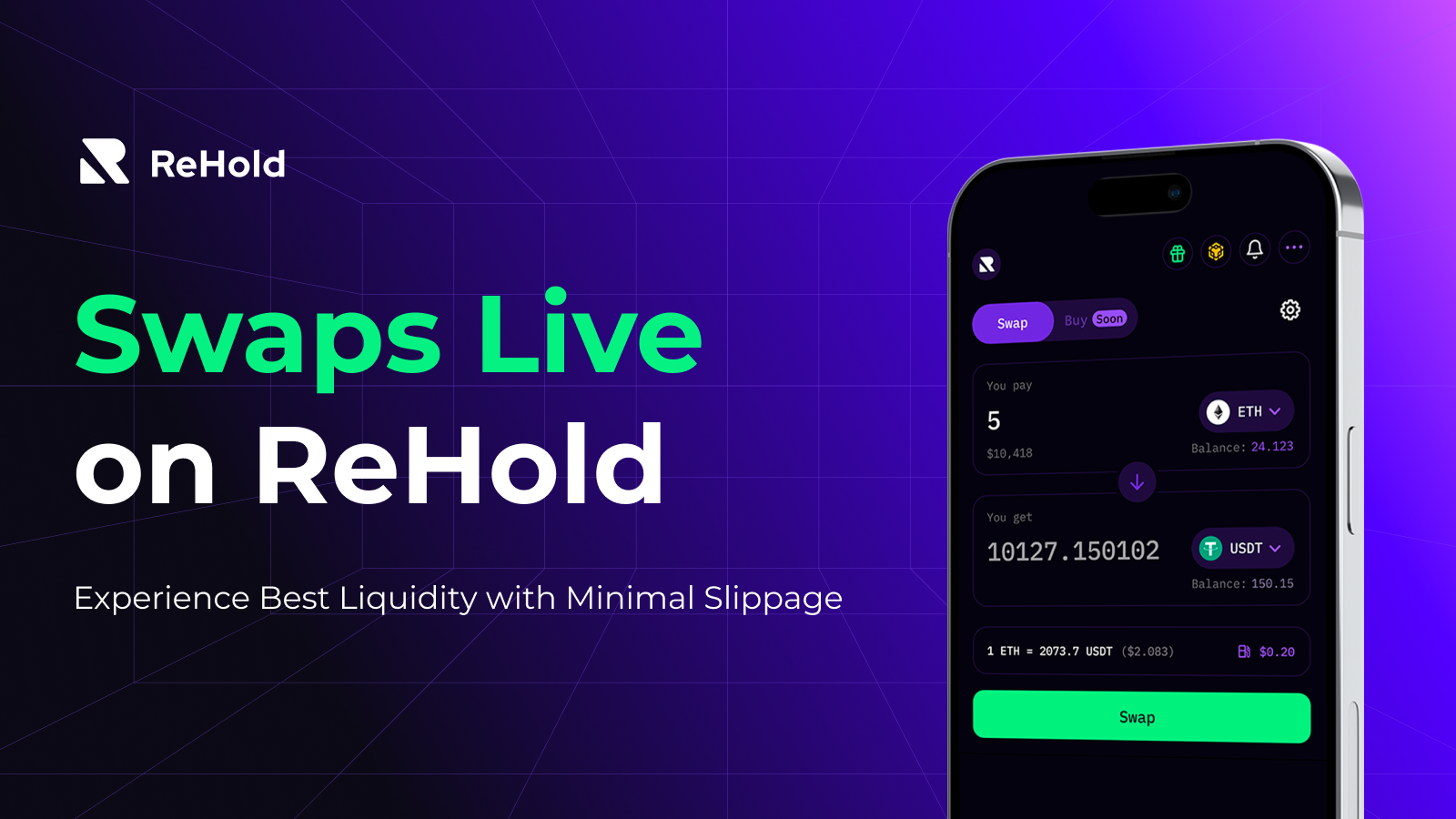, ReHold Introduces Swaps: Transforming the DeFi Trading Experience