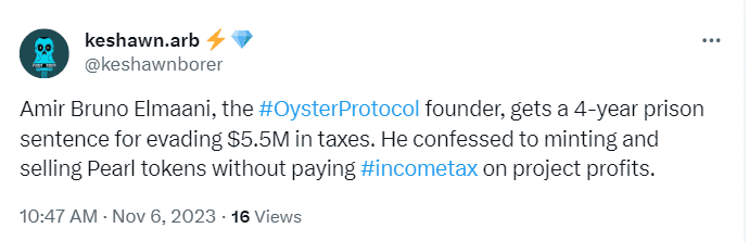 Karl Sebastian Greenwood, Ian Freeman, and Amir Bruno Elmaani, aka "Bruno Block," among the top 3 most controversial crypto figures of 2023
