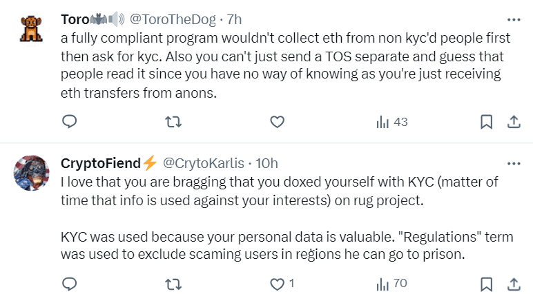 Influencer Crypto Bitlord, who launched the Molly project, now faces fresh rug pull allegations after the MOLLY token price tanks.
