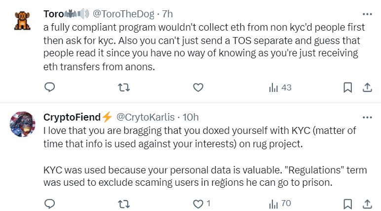 Influencer Crypto Bitlord, who launched the Molly project, now faces fresh rug pull allegations after the MOLLY token price tanks. 