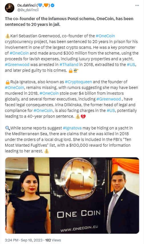 Karl Sebastian Greenwood, Ian Freeman, and Amir Bruno Elmaani, aka "Bruno Block," among the top 3 most controversial crypto figures of 2023