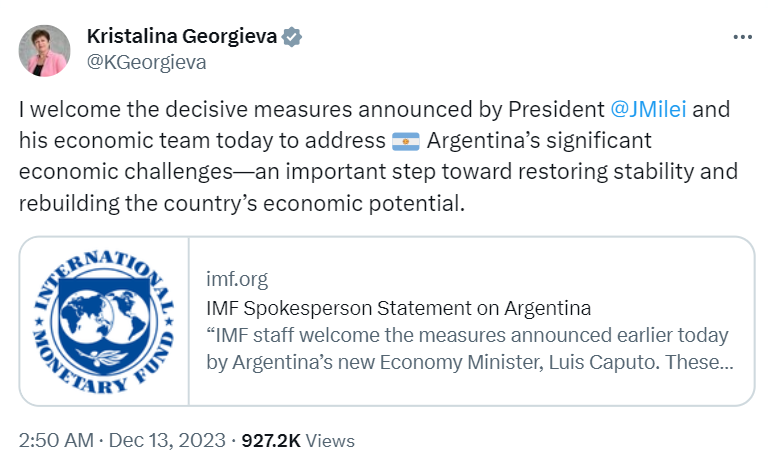 Argentina's President Javier Milei, is taking aggressive economic measures, including devaluation of the peso, to combat inflation