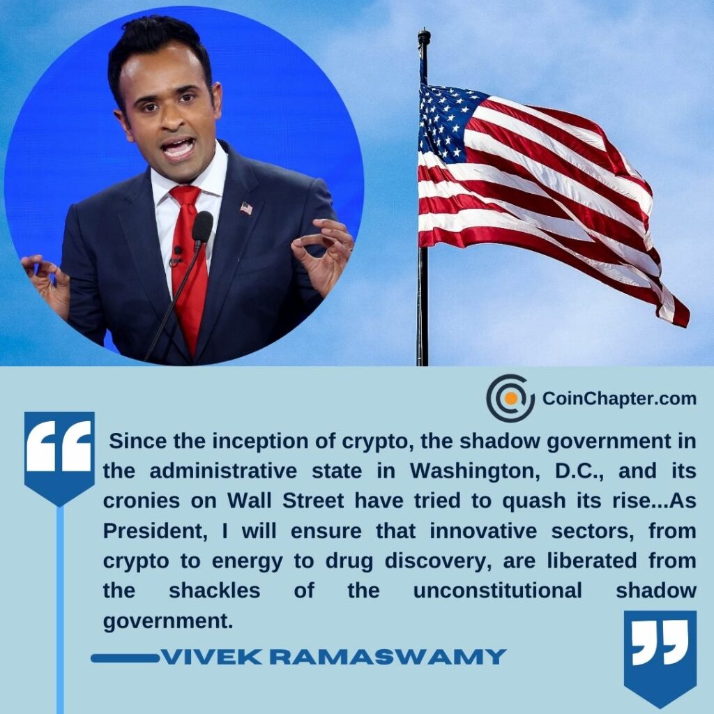 Vivek Ramaswamy is one of the pro-cryptocurrency candidates in the US presidential elections 2024
