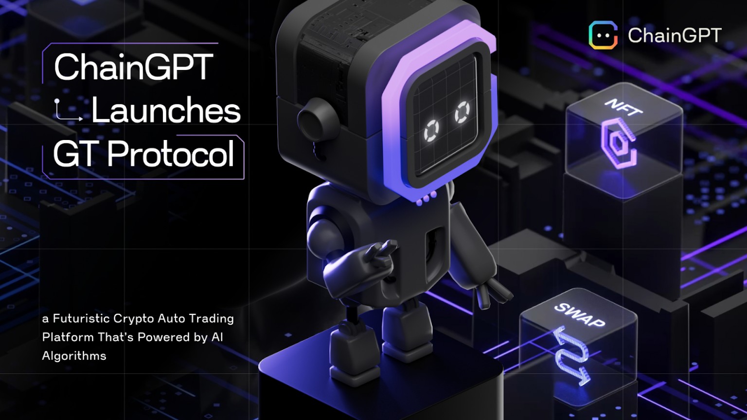 , ChainGPT facilitates the launch of the GT Protocol, bringing AI-powered auto-trading to crypto