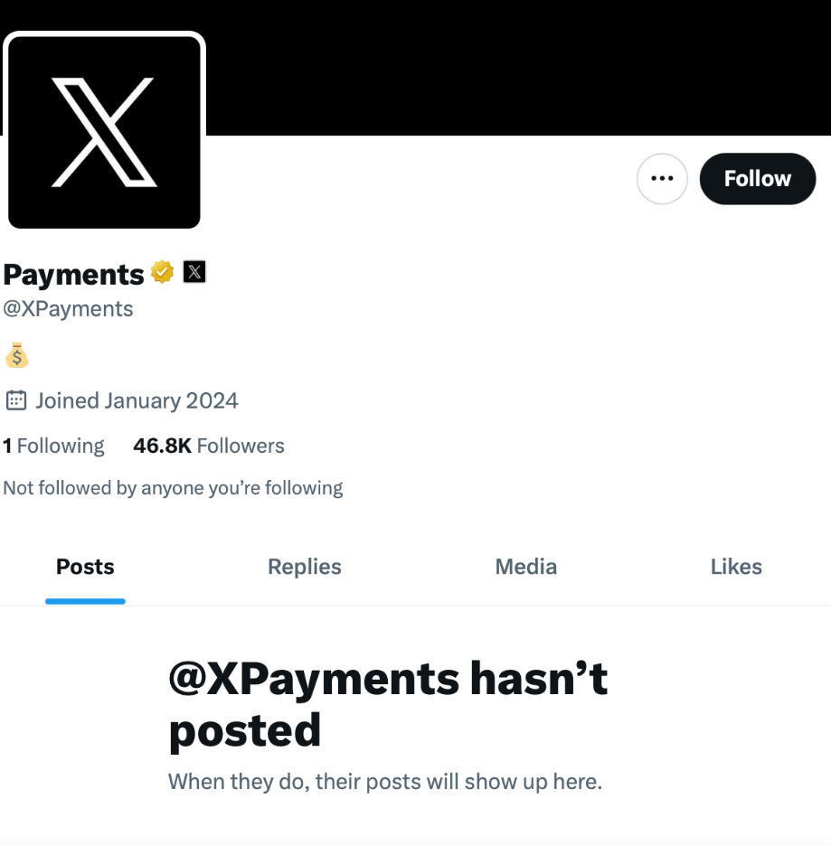 , X Officially Made XPayments X account, Speculation of Crypto Integration and Memecoin $XPAY surges 10,000%